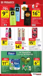 Gazetka promocyjna Intermarche - Gazetka - ważna od 22.05 do 22.05.2024 - strona 35 - produkty: Por, Wellaflex, Papier, Dezodorant, Adidas, Papier toaletowy, Velvet, Wella, Szynka, Rolki, Sport, Szampon, Syoss, Gillette, Lakier do włosów, Maszynka, Odżywka, Moments, Maszynka do golenia, Lakier, Fa