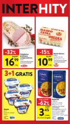 Gazetka promocyjna Intermarche - Gazetka - ważna od 22.05 do 22.05.2024 - strona 4 - produkty: Polędwica, Lubella, Makaron, Gra, Zott, Bell, Duda, Spaghetti, Bella, Masło, Monte