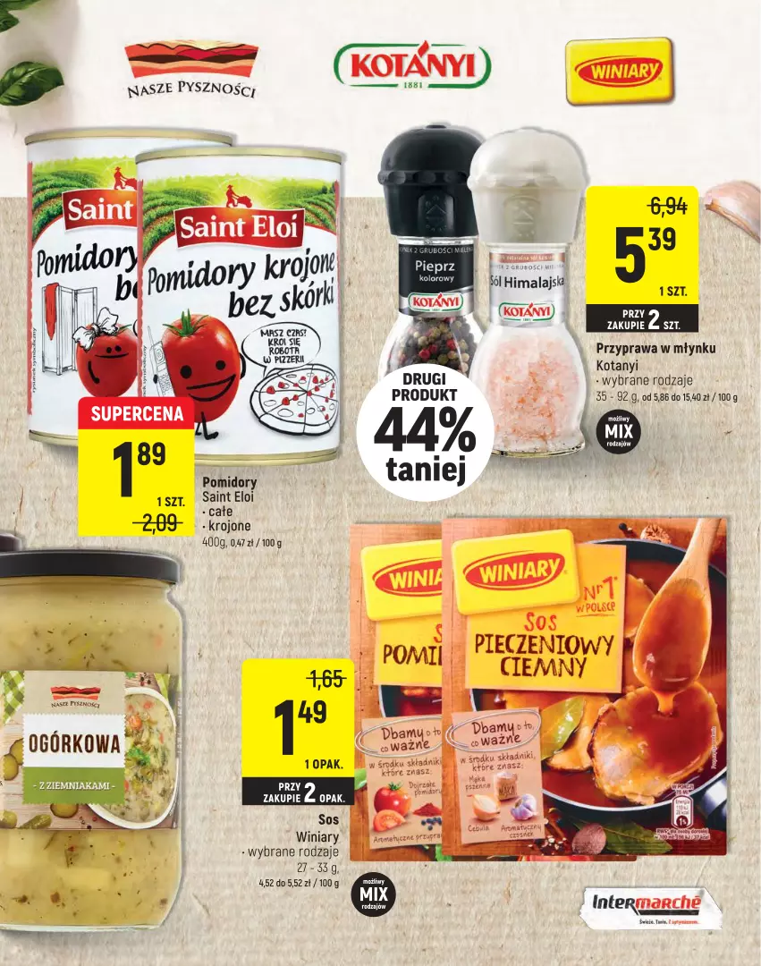 Gazetka promocyjna Intermarche - Spożywcza - ważna 22.02 do 02.03.2022 - strona 9 - produkty: Piec, Pomidory, Winiary