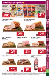 Gazetka promocyjna Stokrotka - Supermarket - Gazetka - ważna od 03.12 do 03.12.2025 - strona 19 - produkty: Polędwica, Warzywa, Sos, Sok, Ser, Bursztyn, Sokołów, Kiełbasa krakowska, Parówki, Pasztet, Szynka konserwowa, Duda, Szynka, Tarczyński, Owoce, Kabanos, Kiełbasa, Olewnik, Mięso