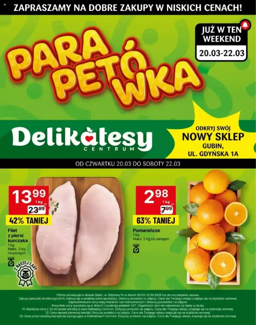 Gazetka promocyjna Delikatesy Centrum - ważna 20.03 do 22.03.2025 - strona 1 - produkty: Rum