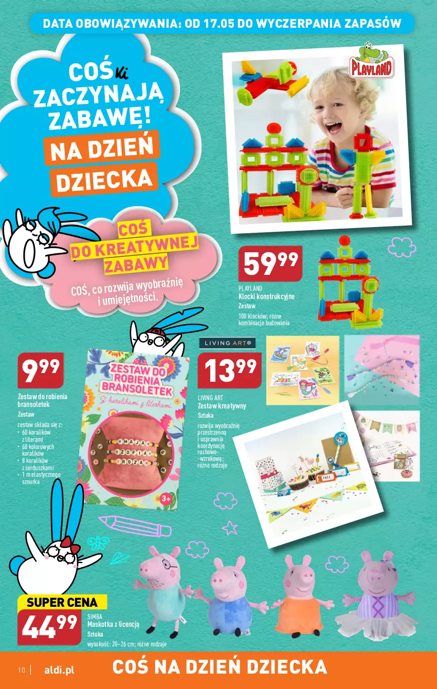 Gazetka promocyjna Aldi - Na Dzień Dziecka - ważna 06.05 do 01.06.2023 - strona 10 - produkty: Klocki, Ser, Sok, Tera