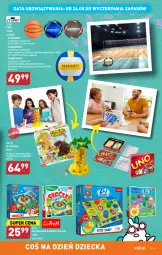 Gazetka promocyjna Aldi - Na Dzień Dziecka - Gazetka - ważna od 01.06 do 01.06.2023 - strona 19 - produkty: Noż, Gra, Kosz, Mattel, Dzieci, Zaworki