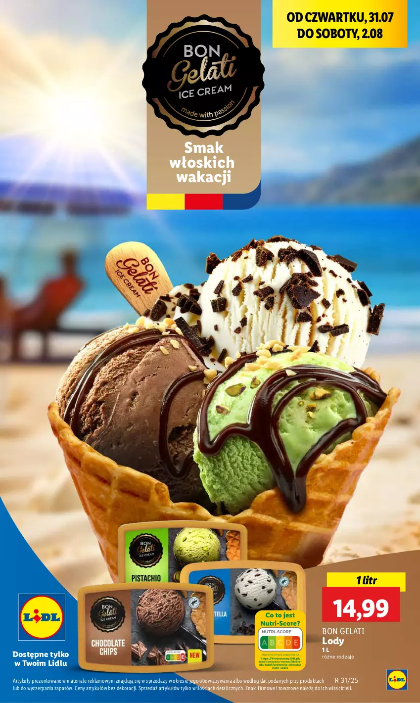 Gazetka promocyjna Lidl - GAZETKA - ważna 31.07 do 02.08.2025 - strona 39 - produkty: Lody