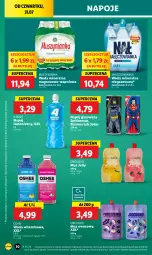 Gazetka promocyjna Lidl - GAZETKA - Gazetka - ważna od 02.08 do 02.08.2025 - strona 40 - produkty: Nałęczowianka, Mus, Spiderman, Napoje, Napój izotoniczny, Muszynianka, Napój gazowany, Oshee, Woda mineralna, Woda, Napój, Magnez