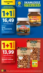 Gazetka promocyjna Lidl - GAZETKA - Gazetka - ważna od 02.08 do 02.08.2025 - strona 8 - produkty: Nutella, Migdały łuskane, Gra, Migdały