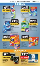 Gazetka promocyjna Netto - Od Czwartku - Gazetka - ważna od 24.07 do 24.07.2024 - strona 17 - produkty: Pralki, Pur, Zawieszka do wc, Bref, Karma mokra dla kotów, Purina, Vizir, Silan, Płyn do płukania, Calgon, Kapsułki do prania, LG
