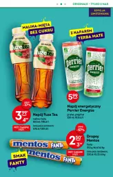 Gazetka promocyjna Żabka - Gazetka - ważna od 02.08 do 02.08.2022 - strona 15 - produkty: Gin, Gra, Napój energetyczny, Granat, Mentos, Fanta, Napój, Mięta, Grejpfrut, Fa