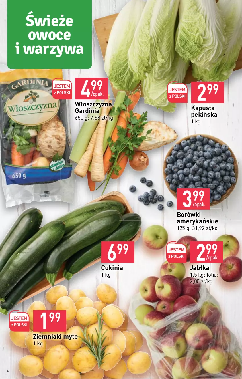 Gazetka promocyjna Stokrotka - Market - ważna 10.11 do 16.11.2022 - strona 4 - produkty: Jabłka, Owoce, Warzywa, Ziemniaki