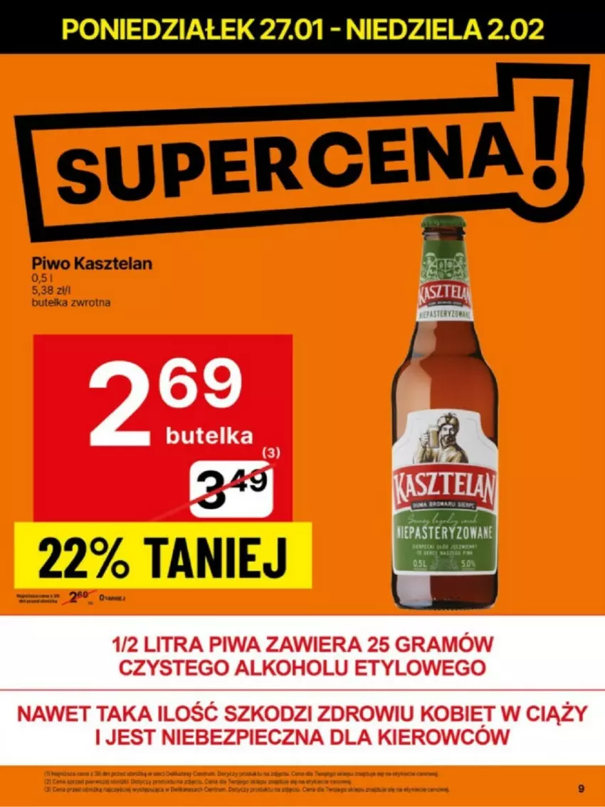 Gazetka promocyjna Delikatesy Centrum - ważna 27.01 do 02.02.2025 - strona 40 - produkty: Gra, Kasztelan, Piec, Piwa, Piwo