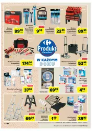 Gazetka promocyjna Carrefour - Gazetka Dom inspirujący - Gazetka - ważna od 01.10 do 01.10.2022 - strona 14 - produkty: Pochłaniacz wilgoci, Por, Drabina, Tran, Torba, Sport, Wózek, Wózek transportowy, Zestaw narzędzi, Intel, LG