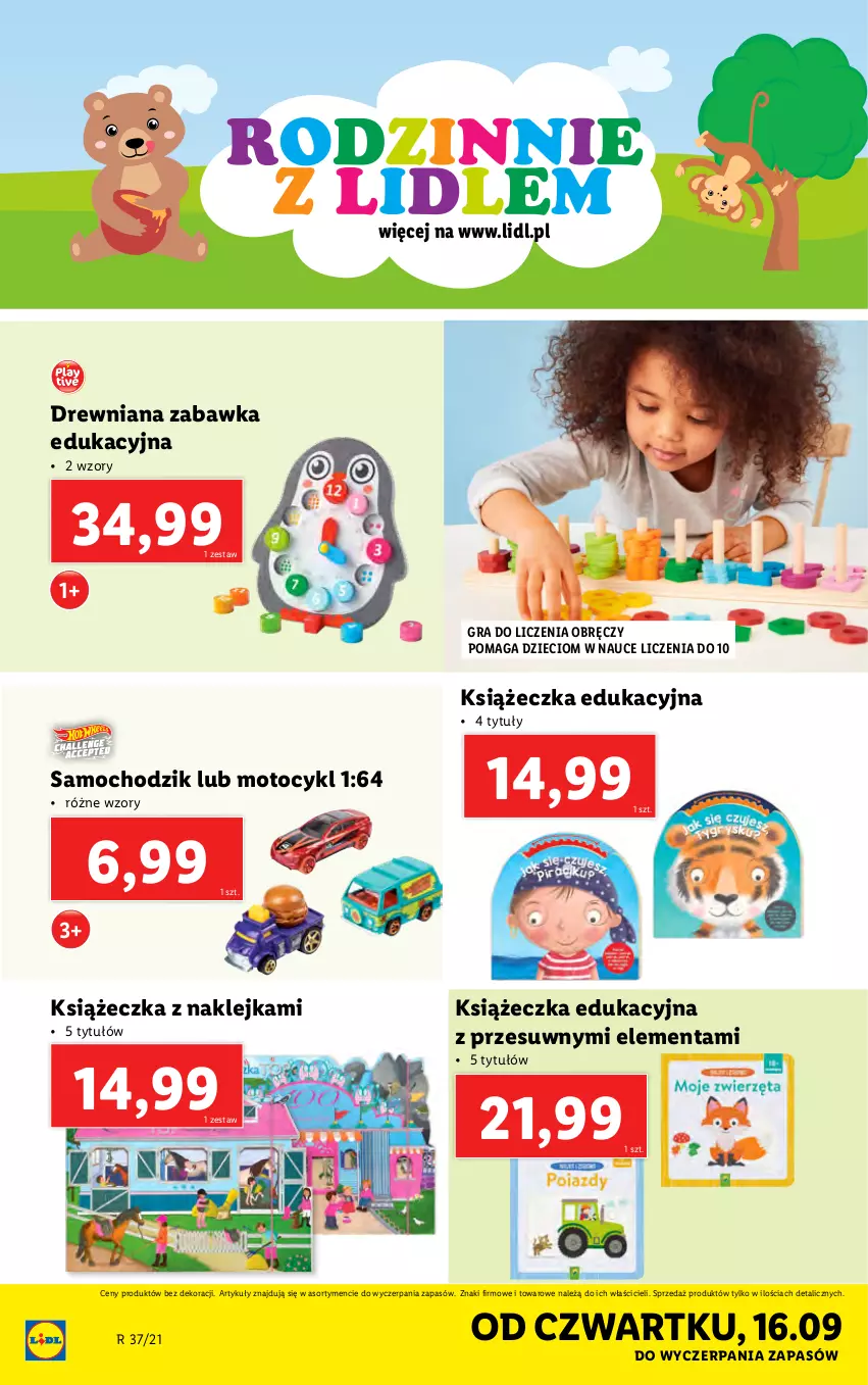 Gazetka promocyjna Lidl - GAZETKA - ważna 13.09 do 19.09.2021 - strona 36 - produkty: Chodzik, Dzieci, Gra, Klej, Zabawka