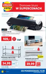 Gazetka promocyjna Lidl - GAZETKA - Gazetka - ważna od 19.09 do 19.09.2021 - strona 18 - produkty: Top, Papier, Buty, Regał, Półka, Monitor, Biuro