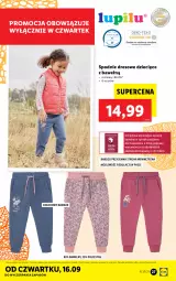 Gazetka promocyjna Lidl - GAZETKA - Gazetka - ważna od 19.09 do 19.09.2021 - strona 27 - produkty: Dres, Dzieci, Spodnie, Spodnie dresowe