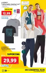 Gazetka promocyjna Lidl - GAZETKA - Gazetka - ważna od 19.09 do 19.09.2021 - strona 30 - produkty: T-shirt, Dres, Spodnie, Spodnie dresowe