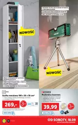 Gazetka promocyjna Lidl - GAZETKA - Gazetka - ważna od 19.09 do 19.09.2021 - strona 44 - produkty: Sok, Ser, Noż, Szafka, Poziomica, Drzwi