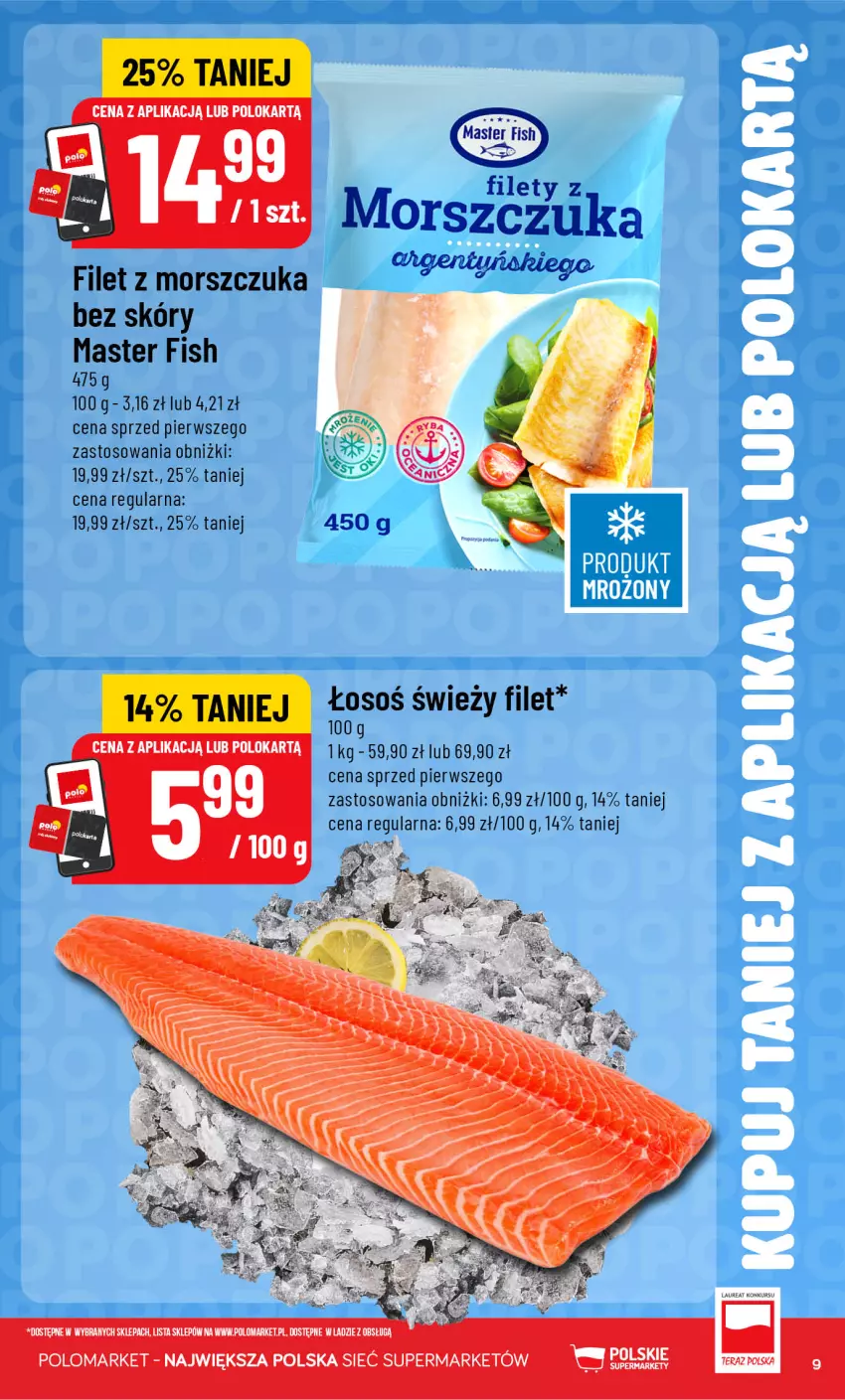 Gazetka promocyjna PoloMarket - Kupuj taniej od 12.08 - ważna 12.08 do 18.08.2026 - strona 9 - produkty: Filet z morszczuka, Tera