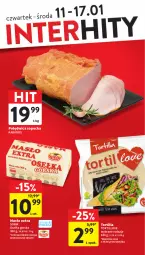 Gazetka promocyjna Intermarche - Gazetka Intermarche - Gazetka - ważna od 17.01 do 17.01.2024 - strona 2 - produkty: Polędwica, Tortilla, Kabanos, Masło