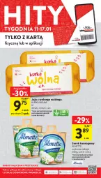 Gazetka promocyjna Intermarche - Gazetka Intermarche - Gazetka - ważna od 17.01 do 17.01.2024 - strona 7 - produkty: Ser, Jaja, Serek, Serek twarogowy, Almette, Jaja z wolnego wybiegu