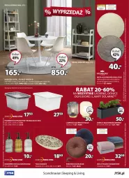 Gazetka promocyjna Jysk - Oferta tygodnia - Gazetka - ważna od 26.07 do 26.07.2022 - strona 17 - produkty: Koc, Mata łazienkowa, Stół, Pojemnik, Taca, Regał, Pojemnik do przechowywania, Krzesło, Siedzisko, Dozownik, Poduszka, Lampa, Dozownik mydła
