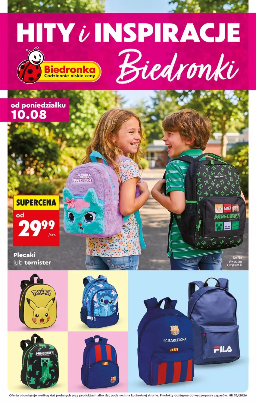 Gazetka promocyjna Biedronka - Okazje Tygodnia - ważna 10.08 do 22.08.2026 - strona 1 - produkty: Kret, Taft