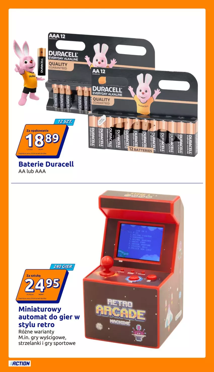 Gazetka promocyjna Action - Gazetka tydzień 30 2026 - ważna 22.07 do 28.07.2026 - strona 24 - produkty: Duracell, Gry, Lanki, Por, Sport