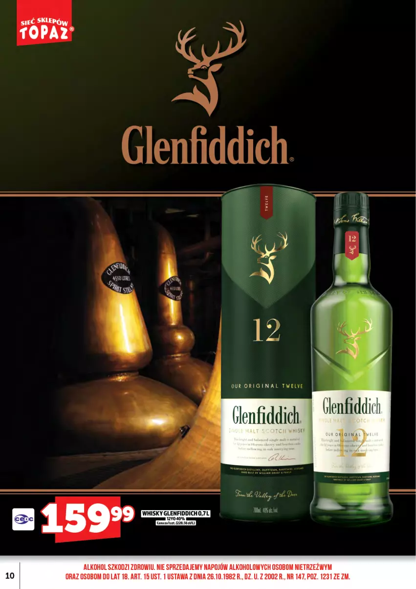 Gazetka promocyjna Topaz - Gazetka - ważna 01.12 do 13.12.2025 - strona 12 - produkty: Whisky