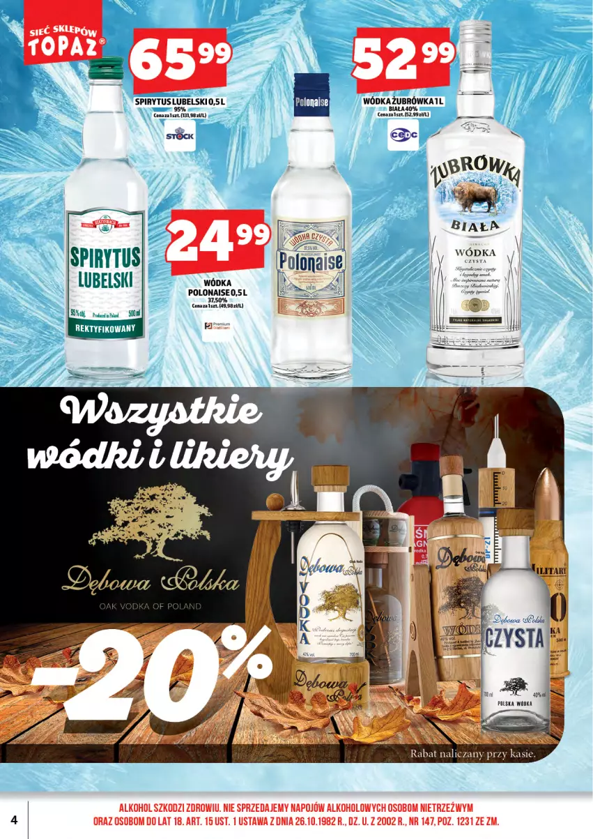 Gazetka promocyjna Topaz - Gazetka - ważna 01.12 do 13.12.2025 - strona 6 - produkty: Stock, Wódka