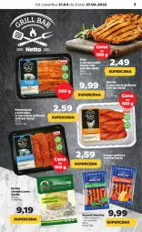 Gazetka promocyjna Netto - Gazetka spożywcza 21.04-27.04 - Gazetka - ważna od 27.04 do 27.04.2022 - strona 3 - produkty: Kurczak, Ser, Stek, Polędwiczki z kurczaka, Morliny, Boczek, Grill