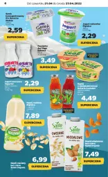 Gazetka promocyjna Netto - Gazetka spożywcza 21.04-27.04 - Gazetka - ważna od 27.04 do 27.04.2022 - strona 6 - produkty: Jogurt naturalny, Ser, Jogurt owocowy, Piątnica, Jogurt, Napój roślinny, Sante, Serek homogenizowany, Serek, Owsianka, Bakoma, Napój