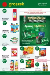 Gazetka promocyjna Groszek - Gazetka - ważna od 19.07 do 19.07.2022 - strona 1 - produkty: Piwo, Piec, Serek wiejski, Sok, Ser, Gra, Danone, Winiary, Saga, Chipsy, Serek, Galaretka, Podravka, Vegeta, Herbata, Gala, Nektar, Hortex