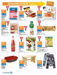 Gazetka promocyjna E Leclerc - Gazetka - ważna od 02.04 do 02.04.2022 - strona 2 - produkty: Kurczak, Sok, Ser, Por, Danone, Zupa, Jogurt, Activia, Lion, Oranżada, Hellena, Taboret, Spodnie, Naczynie żaroodporne, Kiełbasa, Olewnik, Jogurt pitny, Knorr, Szpinak, Kiełbasa śląska, Fa