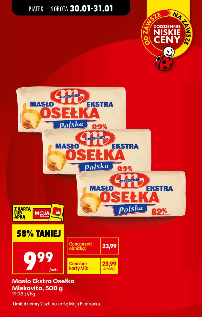 Gazetka promocyjna Biedronka - Gazetka - ważna 30.01 do 06.02.2026 - strona 10 - produkty: Masło, Mleko, Mlekovita