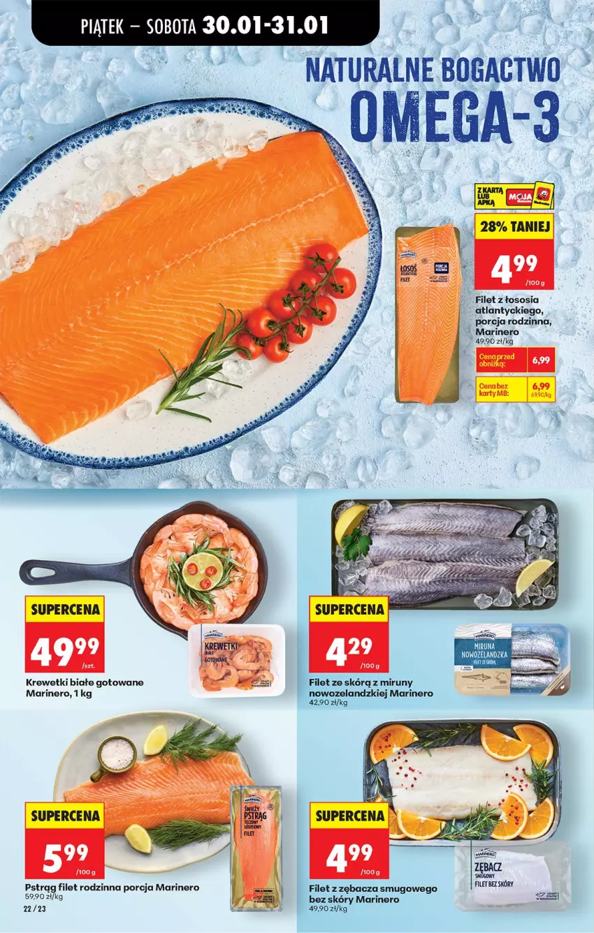Gazetka promocyjna Biedronka - Gazetka - ważna 30.01 do 06.02.2026 - strona 26 - produkty: Krewetki, Por, Pstrąg, Sos