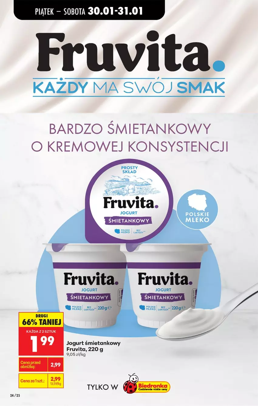 Gazetka promocyjna Biedronka - Gazetka - ważna 30.01 do 06.02.2026 - strona 28 - produkty: Jogurt, Mleko