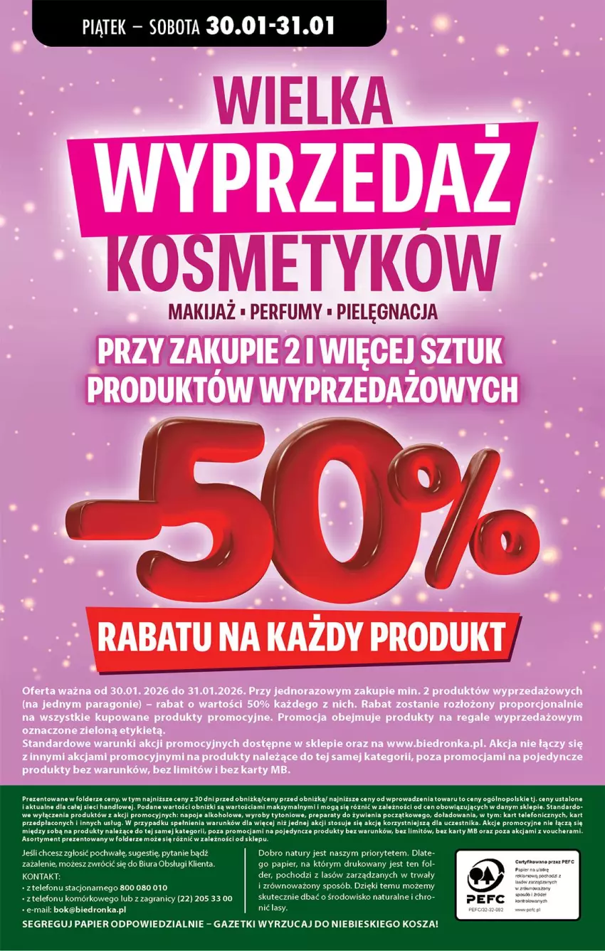 Gazetka promocyjna Biedronka - Gazetka - ważna 30.01 do 06.02.2026 - strona 40 - produkty: Gra, Kiwi, Kosz, Makijaż, Napoje, Papier, Perfum, Telefon