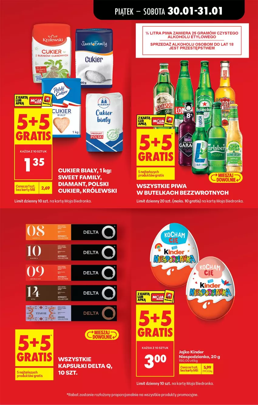 Gazetka promocyjna Biedronka - Gazetka - ważna 30.01 do 06.02.2026 - strona 7 - produkty: Cukier, Diamant, Fa, Gra, Piwa, Por