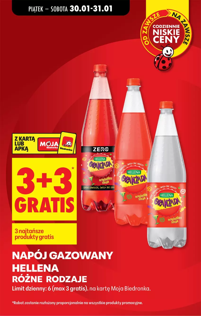 Gazetka promocyjna Biedronka - Gazetka - ważna 30.01 do 06.02.2026 - strona 9 - produkty: Gra, Hellena, Napój, Napój gazowany, Por