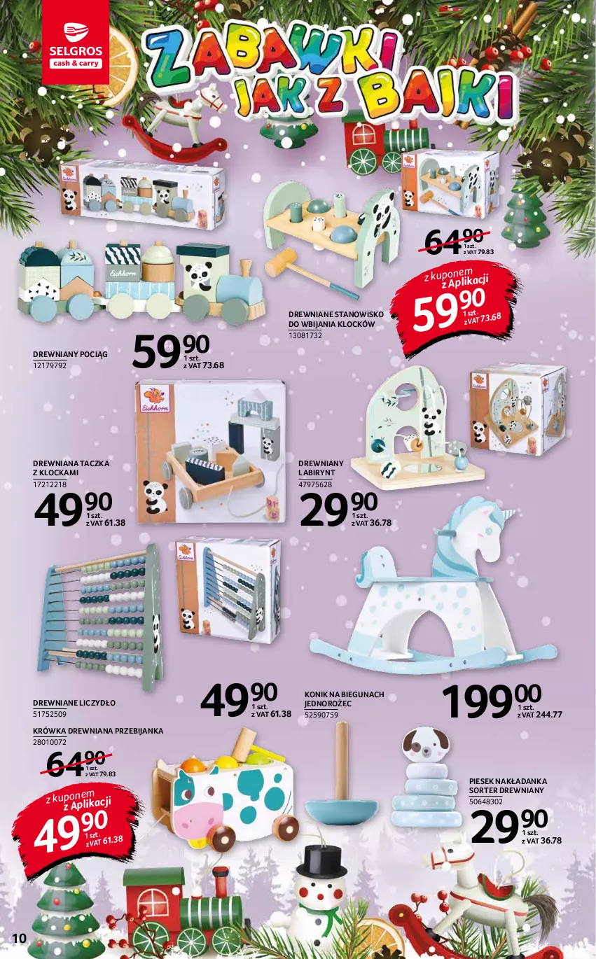 Gazetka promocyjna Selgros - Katalog Zabawki - ważna 25.11 do 01.12.2021 - strona 10 - produkty: Jednorożec, Pociąg