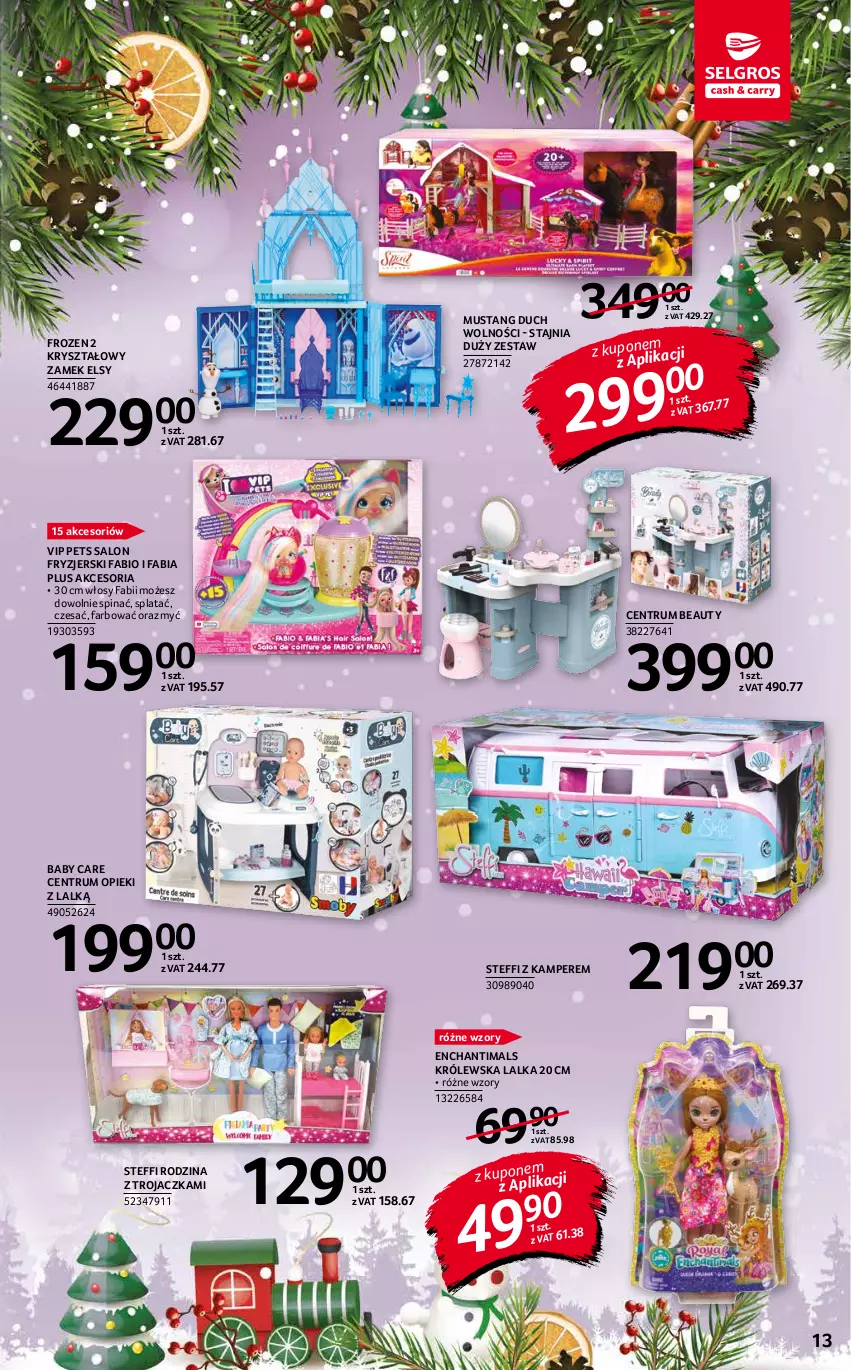 Gazetka promocyjna Selgros - Katalog Zabawki - ważna 25.11 do 01.12.2021 - strona 13 - produkty: Enchantimals, Fa, Frozen, Lalka, Mus, Rum
