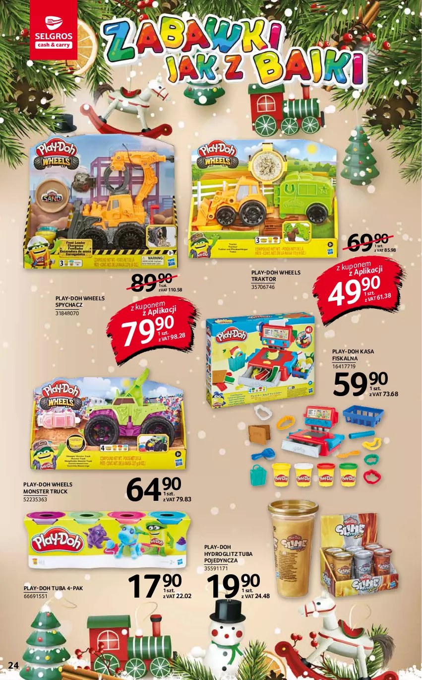 Gazetka promocyjna Selgros - Katalog Zabawki - ważna 25.11 do 01.12.2021 - strona 24 - produkty: Monster truck, Play-Doh, Traktor