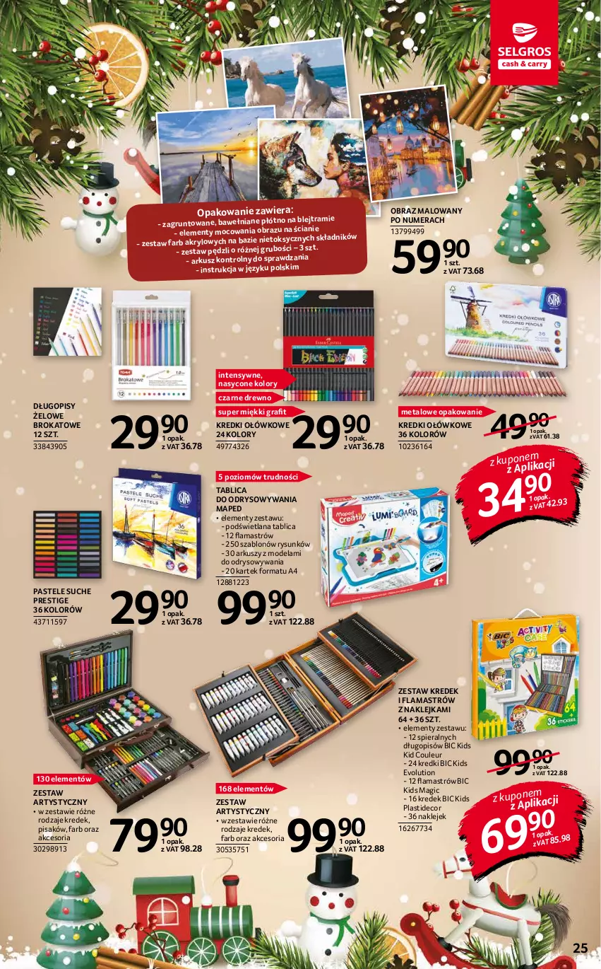 Gazetka promocyjna Selgros - Katalog Zabawki - ważna 25.11 do 01.12.2021 - strona 25 - produkty: BIC, Długopis, Fa, Gra, Grunt, Klej, LANA, Obraz