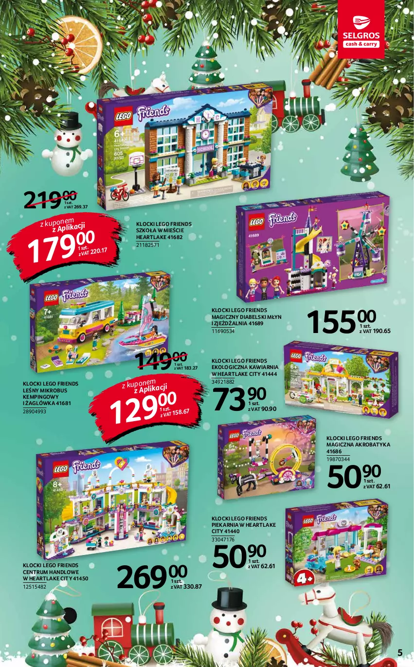 Gazetka promocyjna Selgros - Katalog Zabawki - ważna 25.11 do 01.12.2021 - strona 5 - produkty: Klocki, LEGO, LEGO Friends, Rum