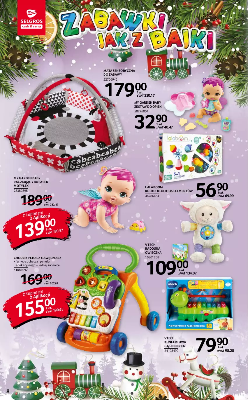 Gazetka promocyjna Selgros - Katalog Zabawki - ważna 25.11 do 01.12.2021 - strona 8 - produkty: Chodzik, Klocki
