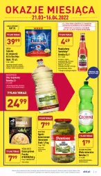 Gazetka promocyjna Aldi - Katalog spożywczy - Gazetka - ważna od 02.04 do 02.04.2022 - strona 21 - produkty: Piwa, Dawtona, Sok, Ser, Mus, Gra, Finish, Somersby, Ogórki konserwowe, Tablet, Kiwi, Tera, Szyna, Olej rzepakowy, Woda mineralna, Zmywarki, Woda, Napój, Olej, Omega-3, Tabletki do zmywarki, Danie gotowe