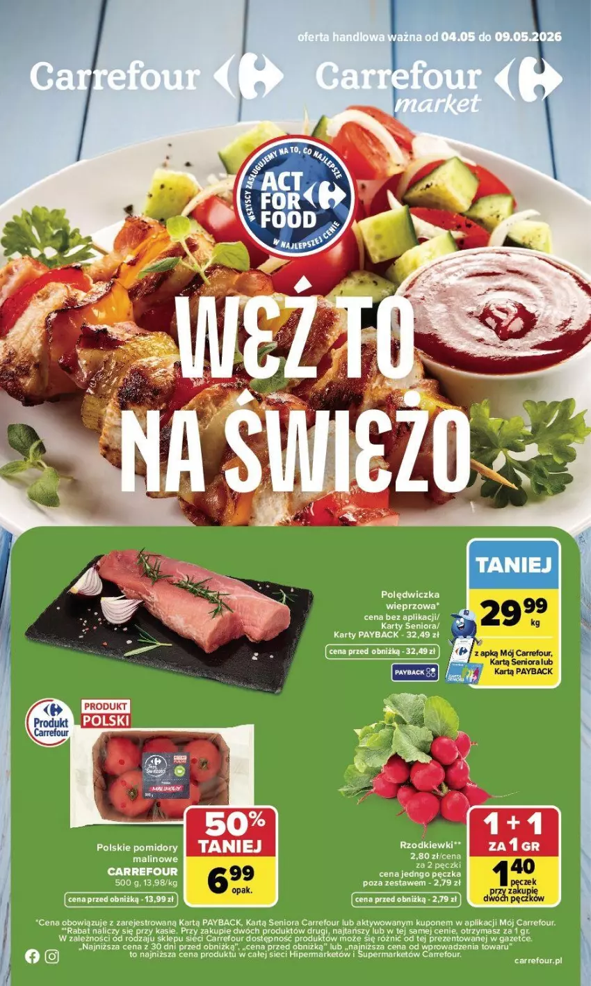 Gazetka promocyjna Carrefour - Gazetka Weź to na świeżo - ważna 04.05 do 09.05.2026 - strona 1