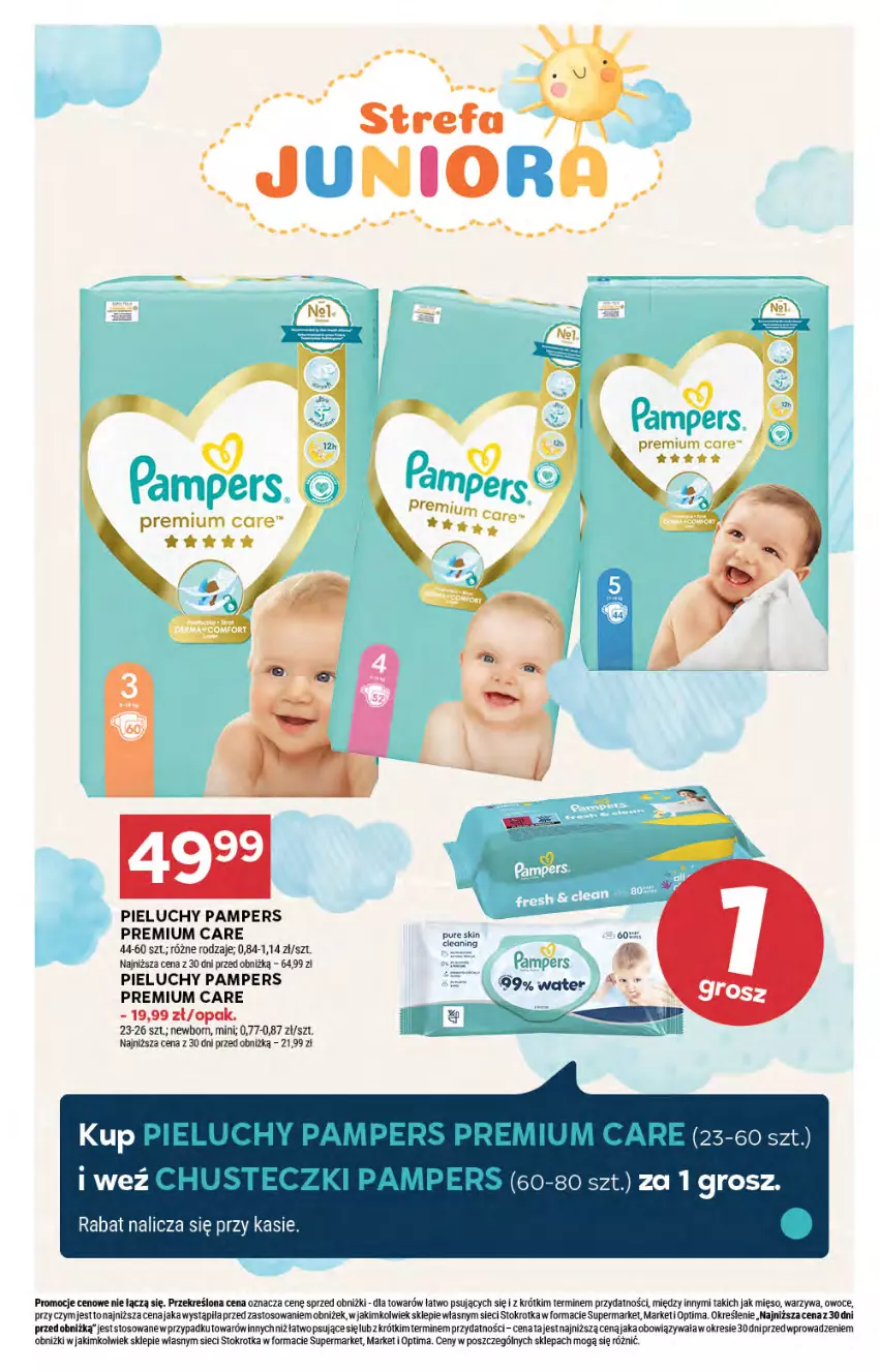 Gazetka promocyjna Stokrotka - Market - ważna 22.10 do 28.10.2026 - strona 36 - produkty: Anew, Chusteczki, Fa, Mięso, Optima, Owoce, Pampers, Pieluchy, Warzywa
