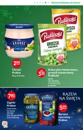 Gazetka promocyjna Żabka - Gazetka - ważna od 21.12 do 21.12.2021 - strona 14 - produkty: Chrzan, Krakus, Ser, Korniszony, Kukurydza konserwowa, Pudliszki, Groszek, Kukurydza
