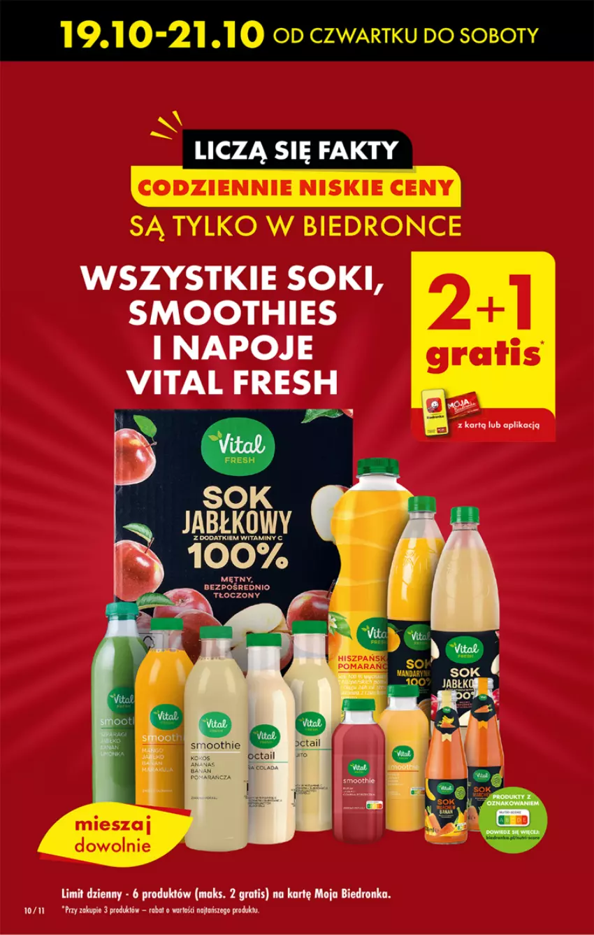 Gazetka promocyjna Biedronka - Od czwartku - ważna 19.10 do 25.10.2023 - strona 10 - produkty: Gra, Napoje, Smoothie, Sok