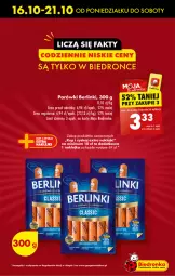 Gazetka promocyjna Biedronka - Od czwartku - Gazetka - ważna od 25.10 do 25.10.2023 - strona 7 - produkty: Parówki, Klej, Berlinki